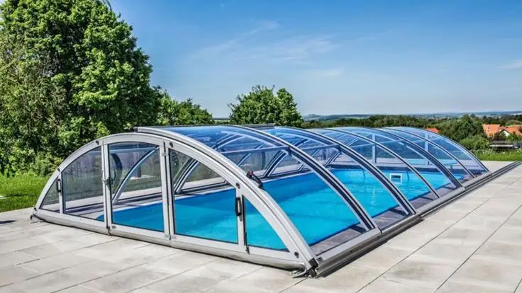 Pool-enclosure medium