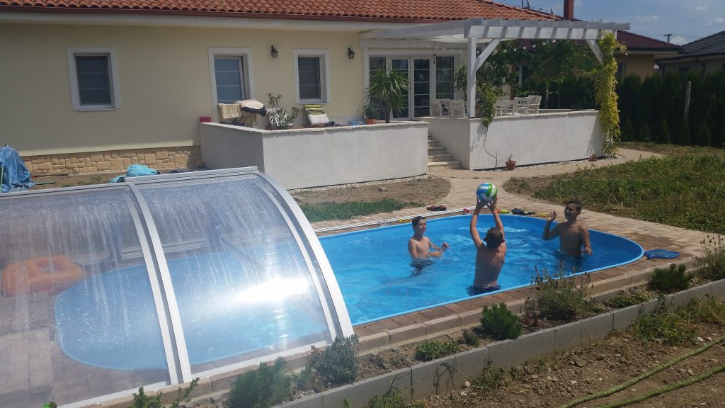 swimming pool and spa enclosure