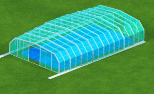 DIY Swimming pool enclosure
