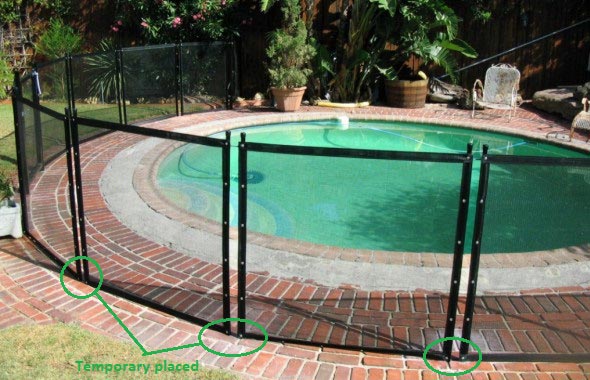 pool fence parts