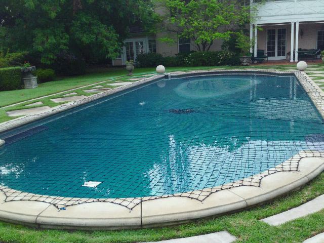 Swimming pool safety net