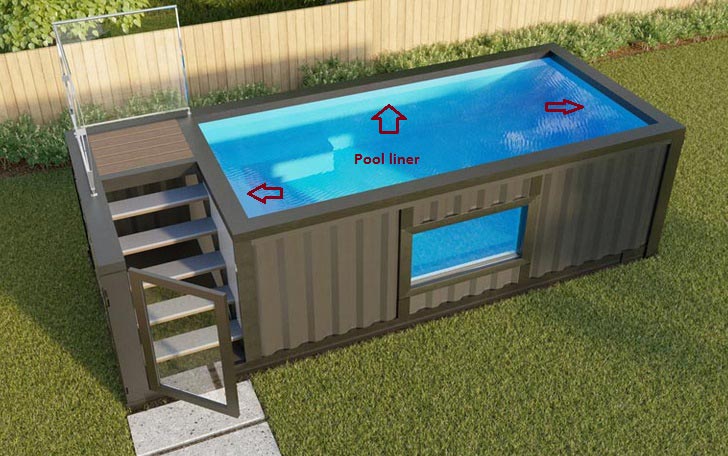 Shipping Container Pools, Modular Swimming Pools