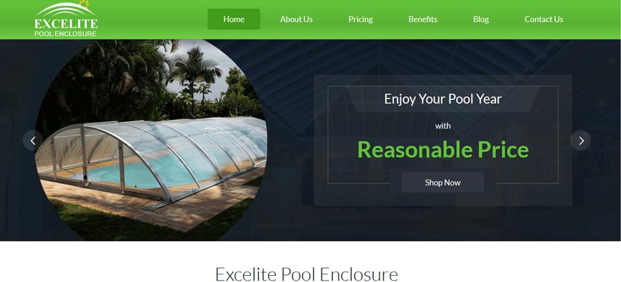 Excelite Pool Enclosure