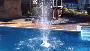 Pool fountain nozzle