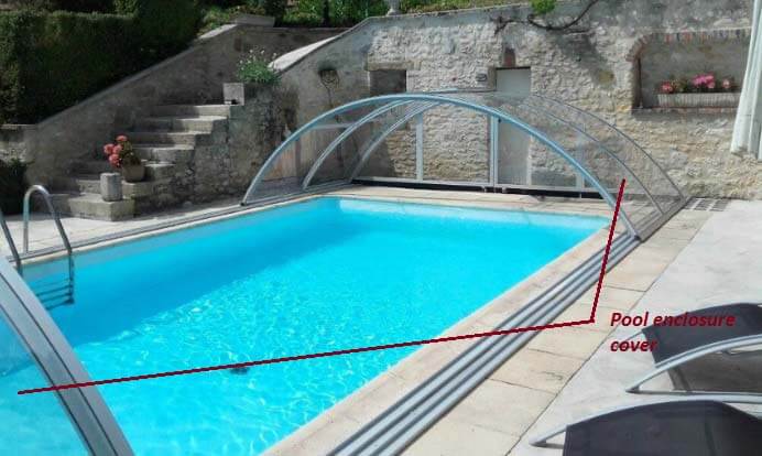 Pool enclosure cover