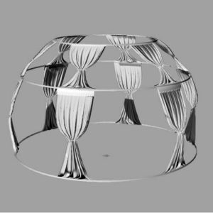 bubble house curtain