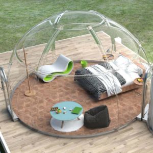 bubble room as a hotel