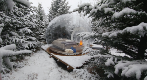 Glamping Dome in extreme environment