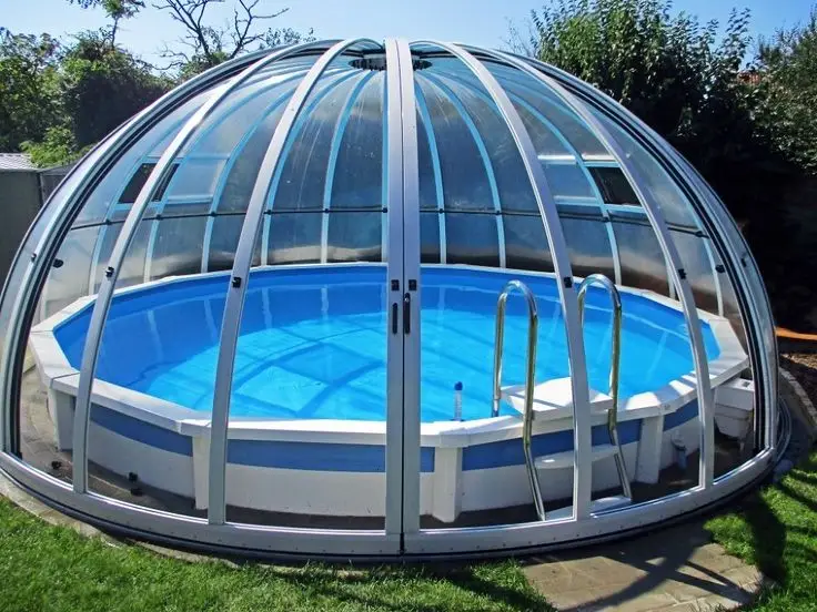 Pool enclosure - retractable pool cover _enclosures_com