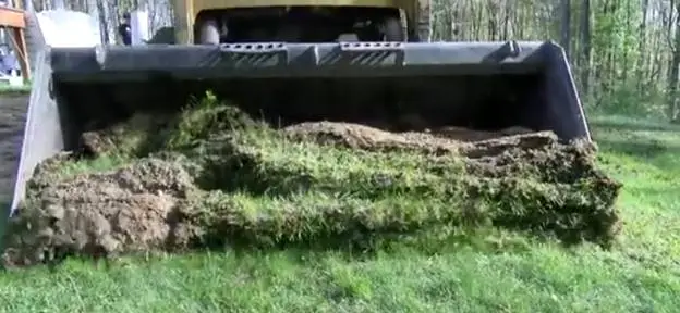 Removing sod from the site – Photo Credits: VIDEO BY CRAIG HEFFERNAN